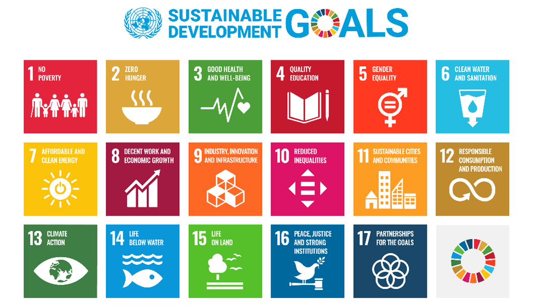 United Nations Sustainable Development Goals for 2030 (Source: UN. https://sdgs.un.org/goals)