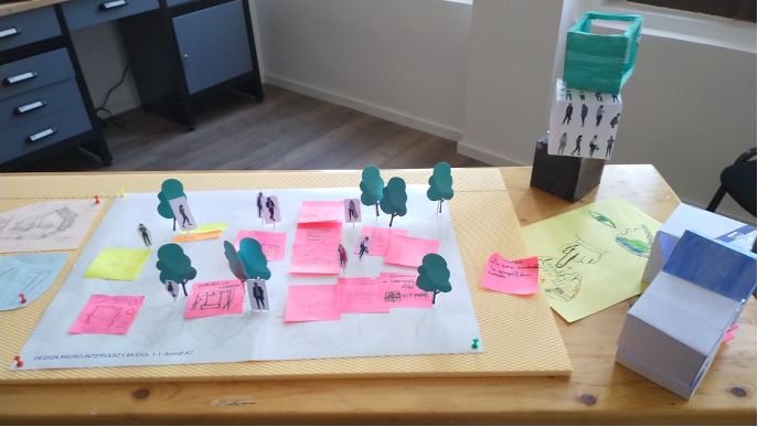 Fig. 10. Third exercise results (urban furniture). Source: SPIRE- Technical Report D6.1.2 Report on co-design workshops with the SPIRE Local Action Network