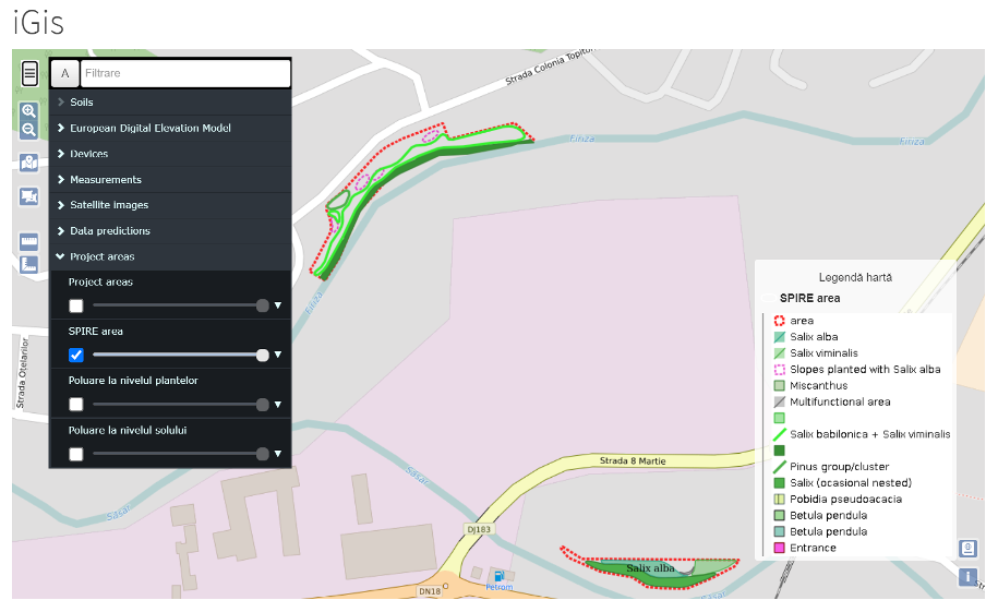 Fig. 8: Plantathlons and plantation areas. Source: SPIRE project