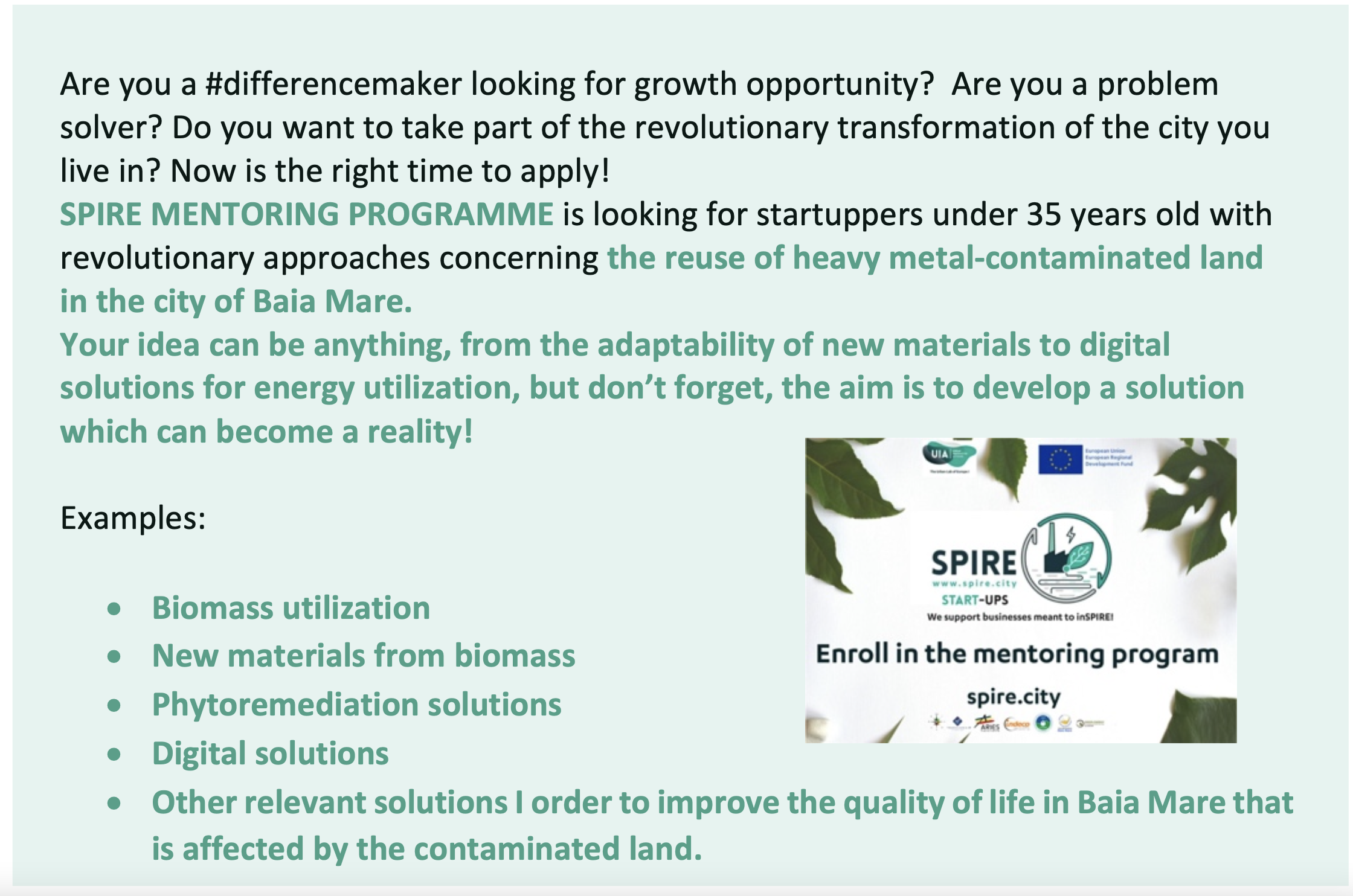 SPIRE Web Article 8 - Figure 3 - Accelerator Programme Announce