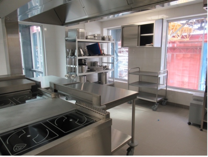 One of the rooms of the professional kitchen © Marcelline Bonneau