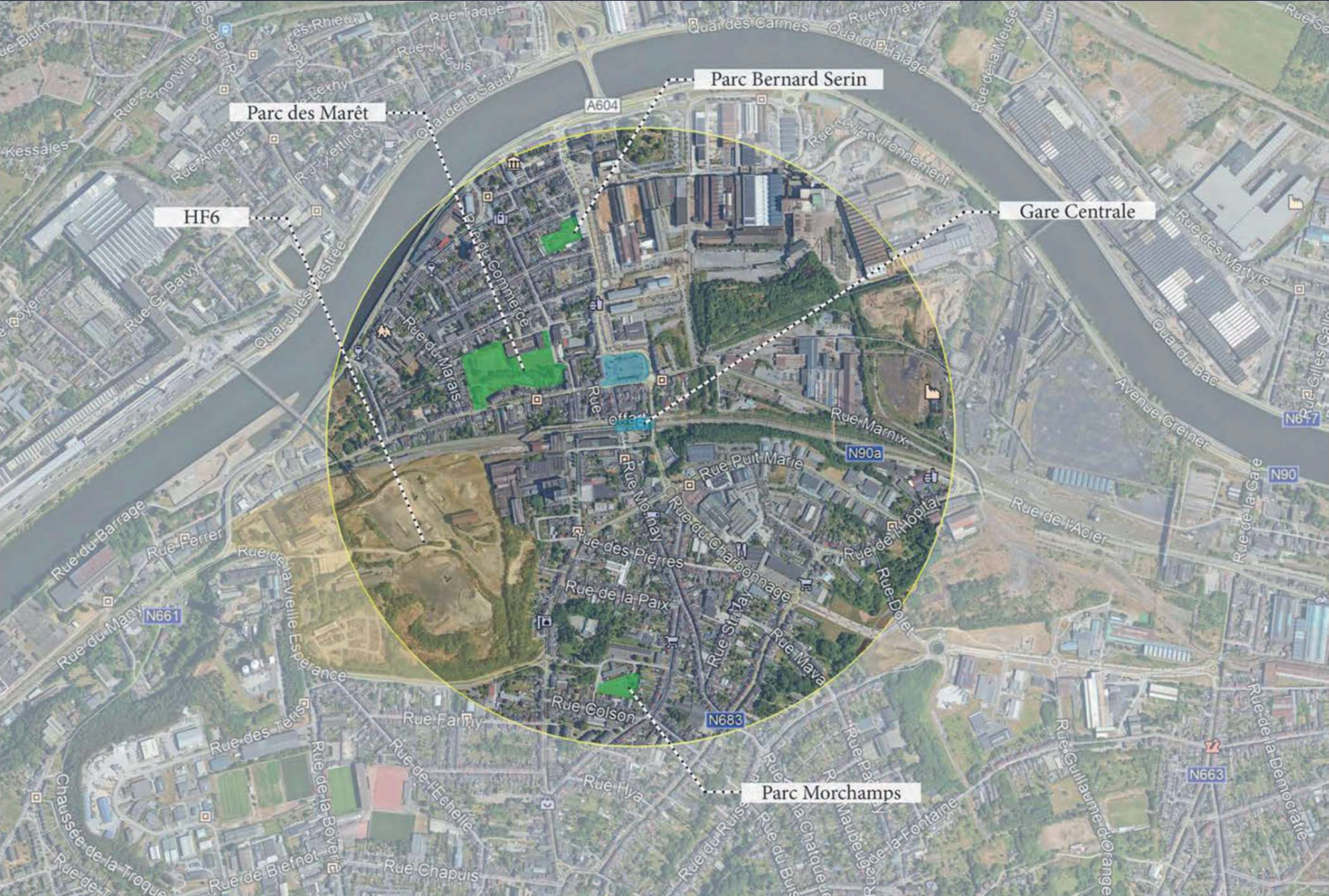 Project area - aerial view