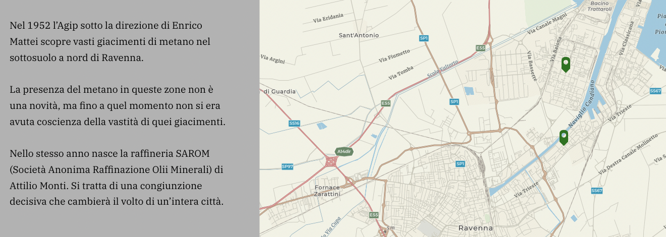 Georeferenced stories