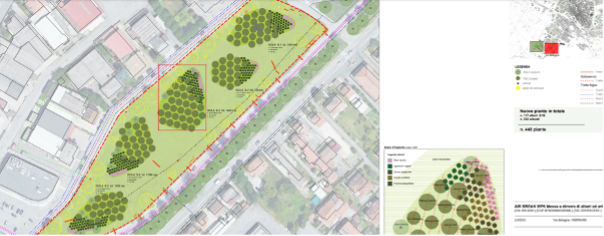 Figure 8 - Via Monteverdi Reforestation Final Design. Source: MUA