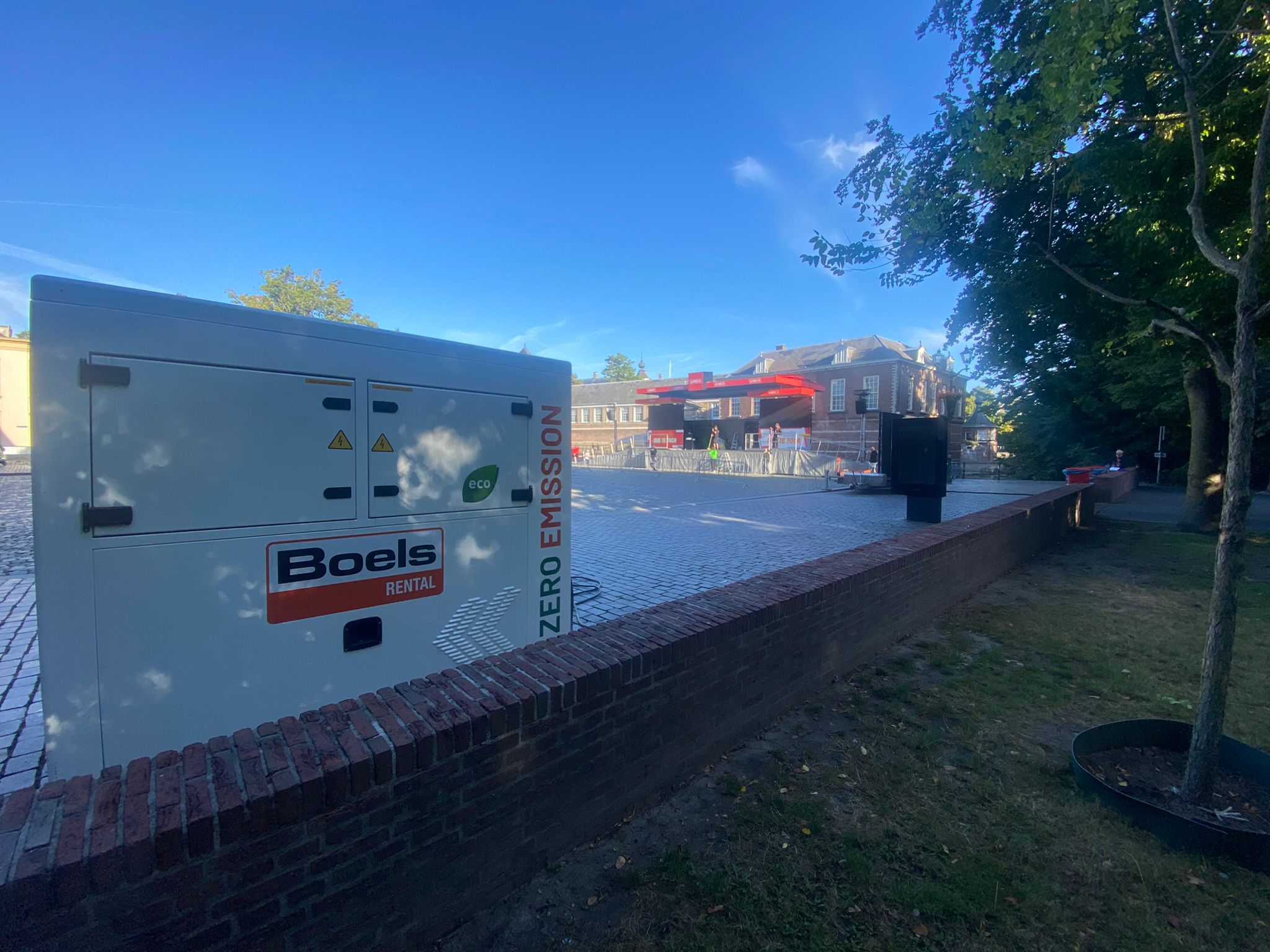 Green energy for Stage 3 of La Vuelta (source: Stephan La Haye)