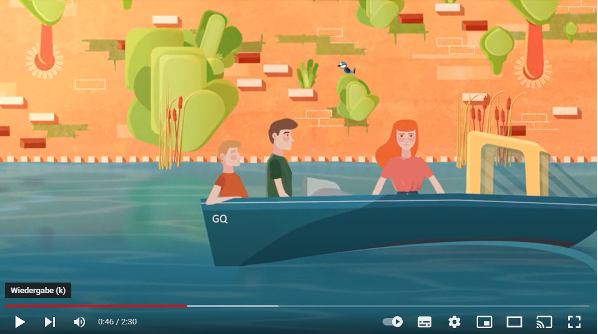 illustration of green quays