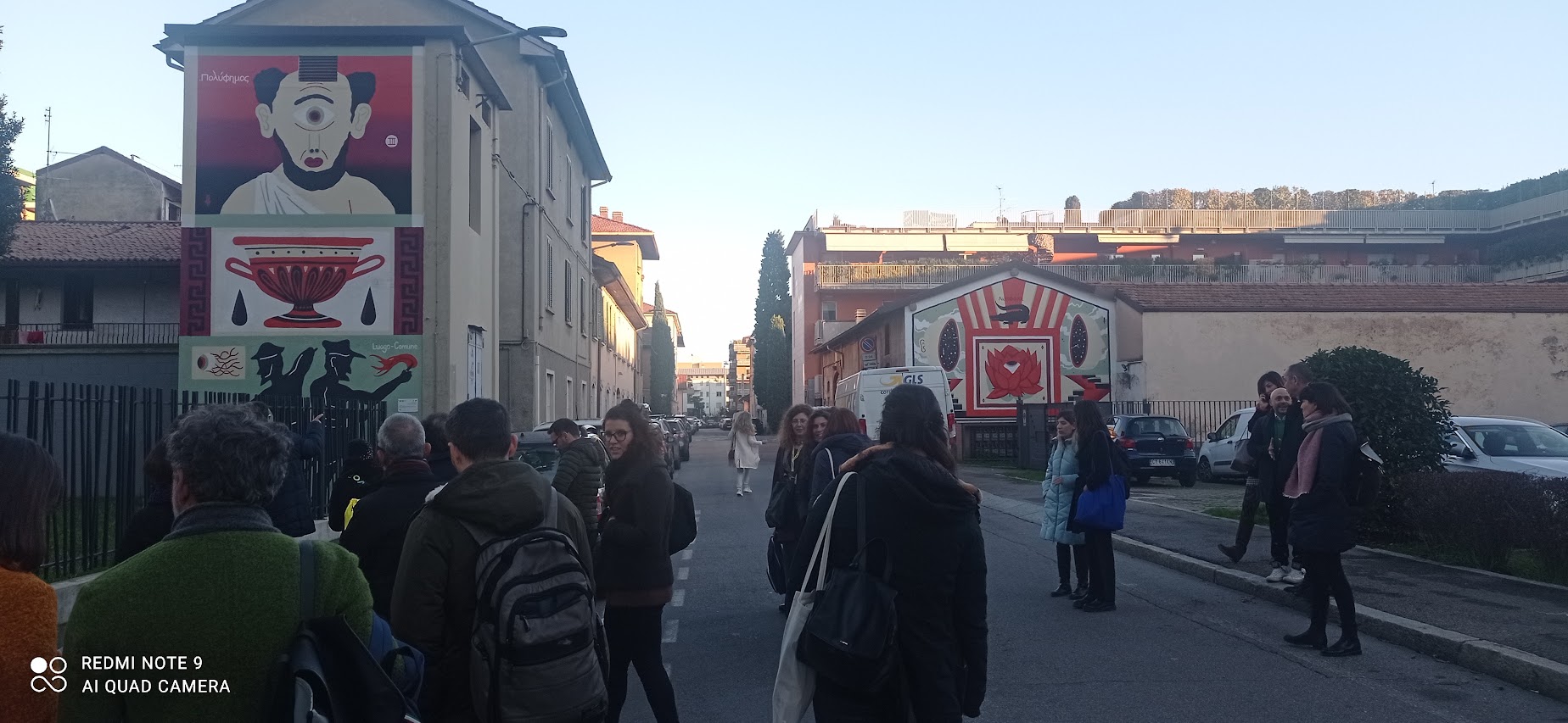 municipalities visiting murales bergamo