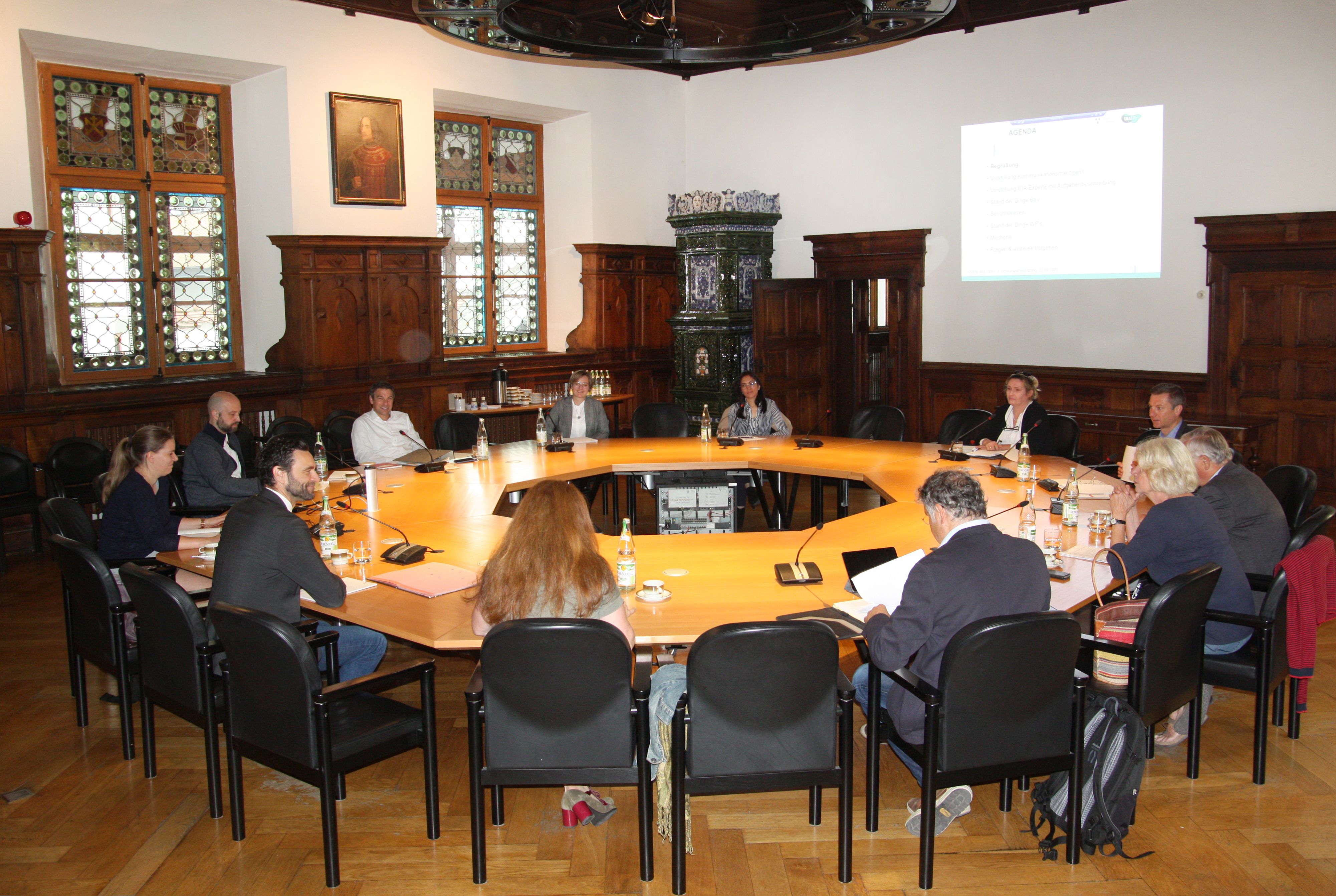 The steering committee meeting on 29.09.2020 in Landshut (source: Wieslawa Waberski)