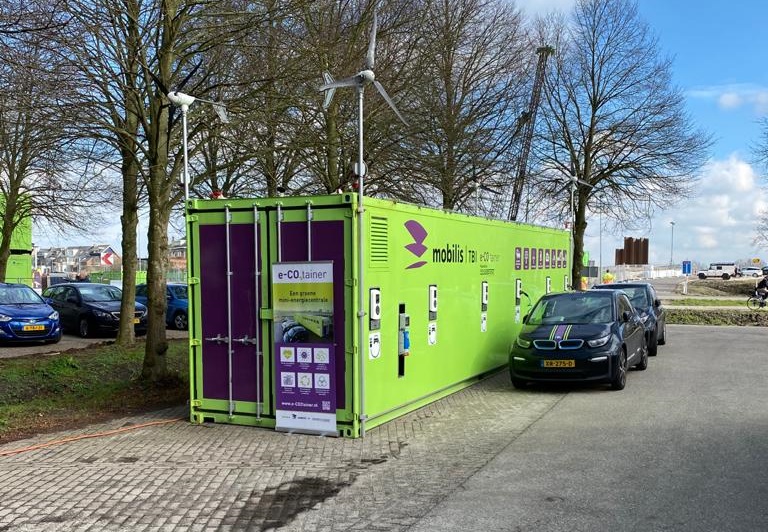 All-in-one energy solution CO2tainer by Mobilis | TBI, where AirQon will be integrated