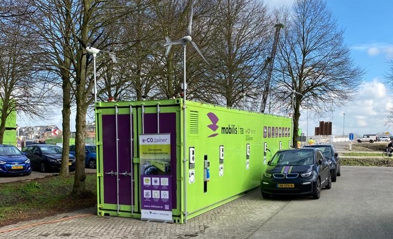 All-in-one energy solution where AirQon is integrated