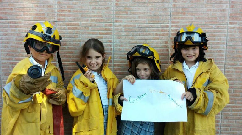 Gràcies Bombers forestals!