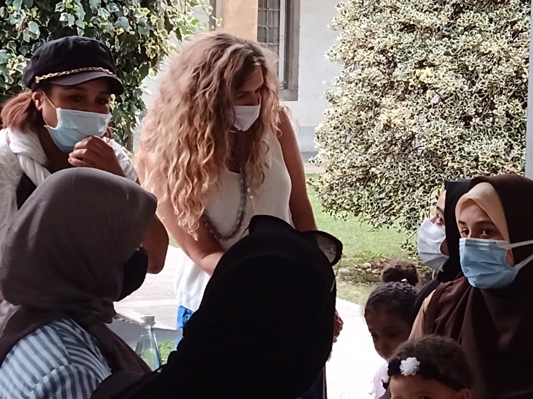 Families of migrants (target group) actively involved in the preparatory workshops of the Capacityes Project