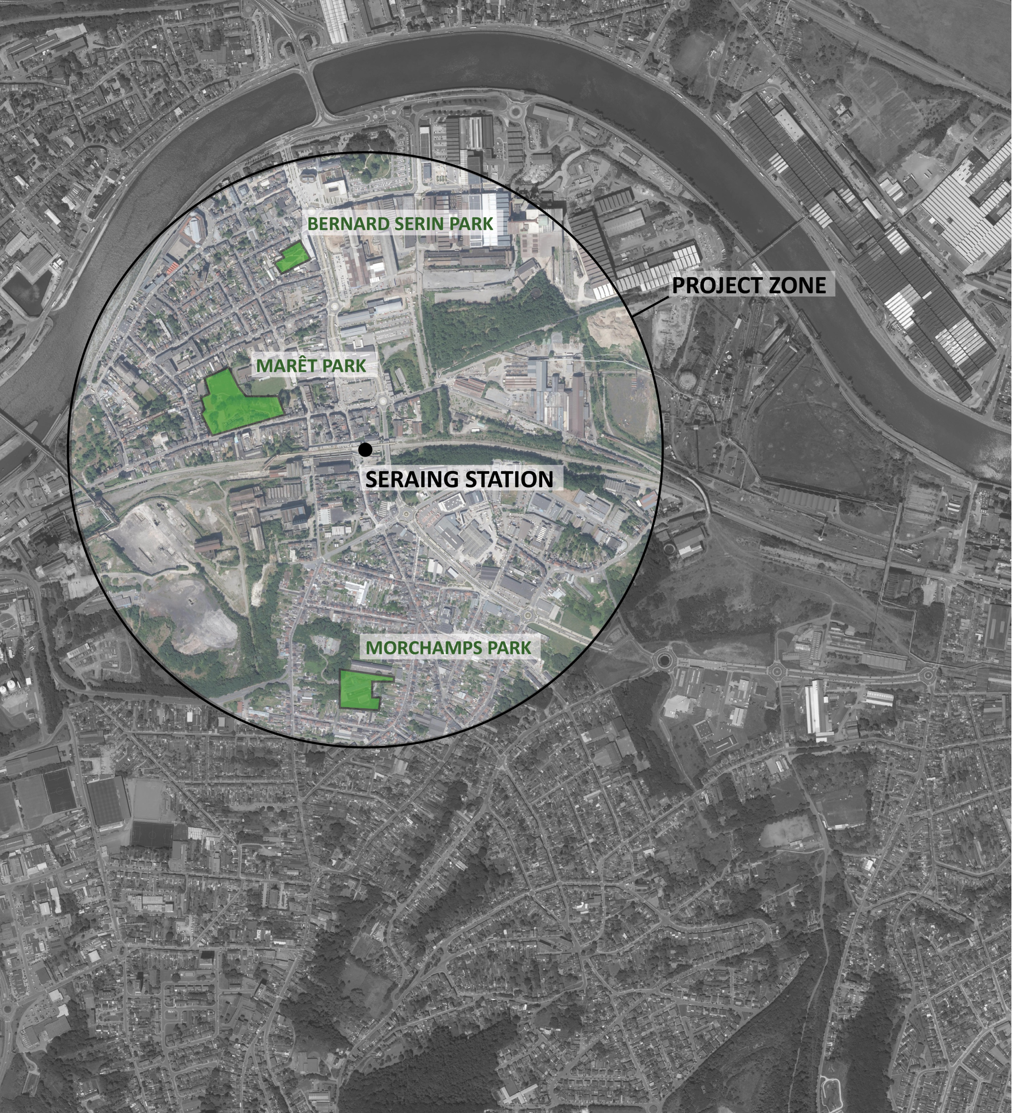 Seraing: project area