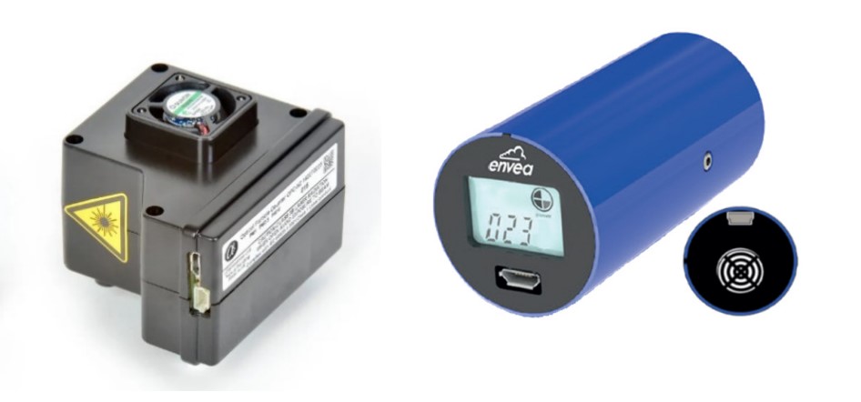 optical particle counter and ozone and nitrous oxide combined sensor 