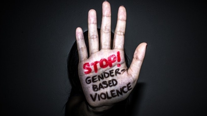Stop gender based violence. Image source: https://africaymca.org/gbv-in-sierra-leone/