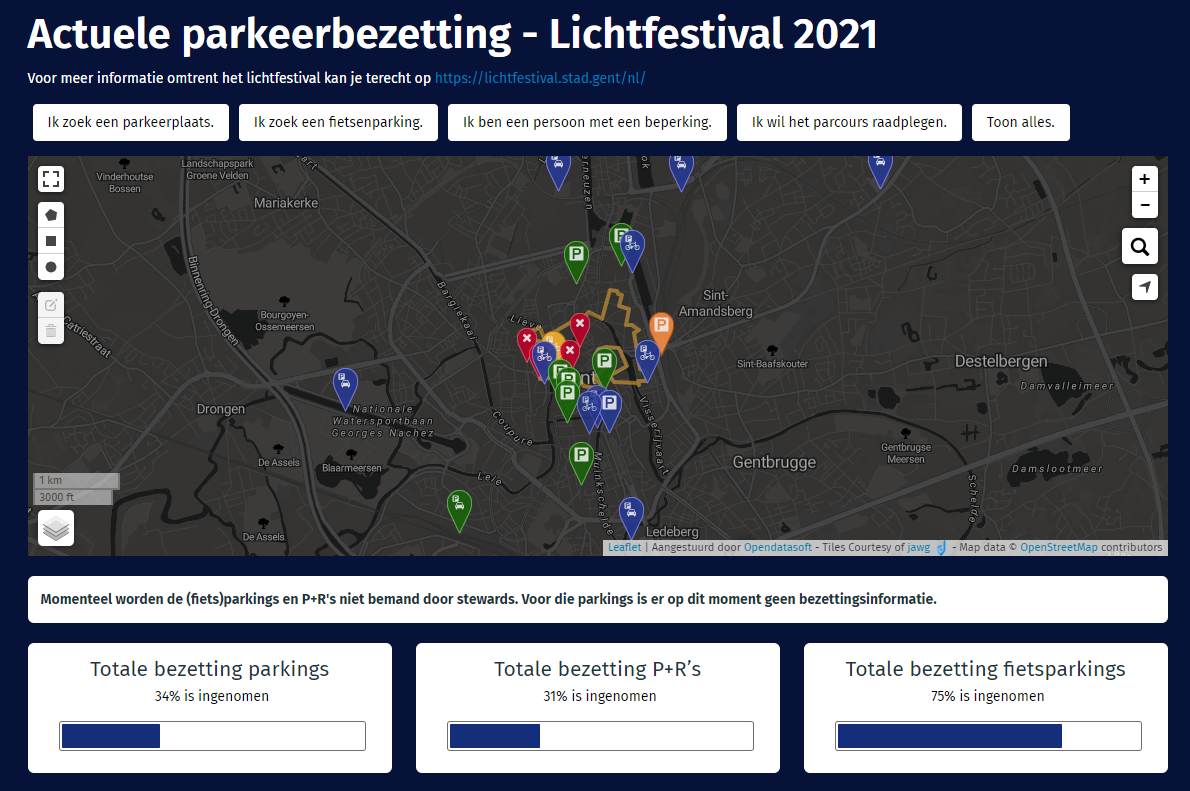 TMaaS parking information system