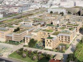 An urban development by using earth as a construction material