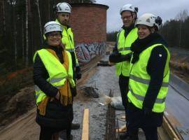 Designing and building the noise barrier!