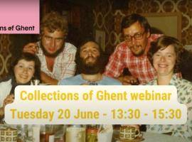 Cover of the Collection of Ghent webinar the 20th of June 2023 https://www.collectie.gent/kalender/collections-of-ghent-unfolds-webinar-english (photo credit: Collections of Ghent website)