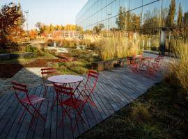 Green roof garden in Vítkovice district in Ostrava (Source: ZeS)
