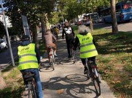 cyclists on bike lane