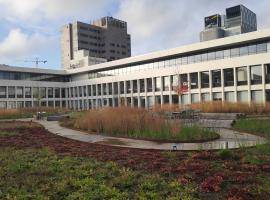 A smart blue-green roof at an office block in the Amsterdam Zuidas area