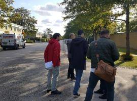 Inspection of the planned route at DTU Campus