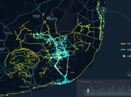 Bike-sharing system (BBS) user journeys May 2021, 5th 