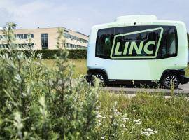 Selfdriving shuttle at DTU Campus