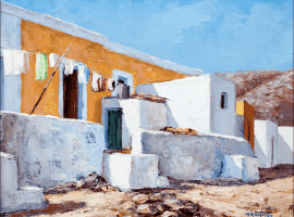 painting about La Chanca-Pescaderia 