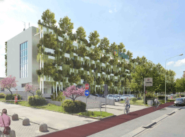 Estra headquarter building. Image by Stefano Boeri Architetti