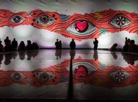 Art installations at the main pavillon of the Festival of Creativity 