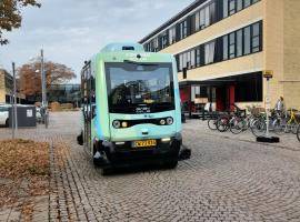 Selfdriving shuttle at DTU Campus