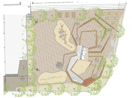 Design of the school yard - Mare Nostrum school 