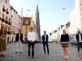 The UIA team in Landshut with Dr. Kurbel and Prof. Dr. Jörg Fischer (source: Wieslawa Waberski)
