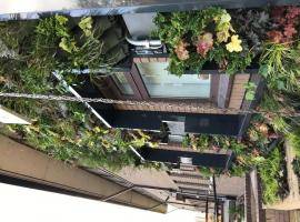 green wall in the raingarden