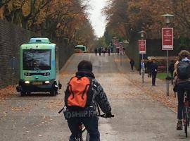 Selfdriving shuttle at DTU Campus