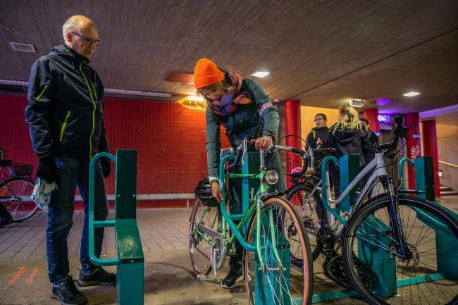 Safe bicycle racks introduced during Mobility Week