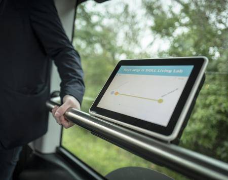 Autonomus bus in Albertslund