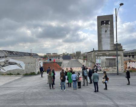 Industrial site in the Darsena. Photo by Levente Polyak 