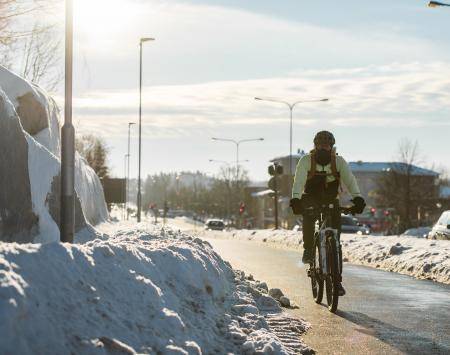 New technical solutions tested on the CitiCAP bicycle highway
