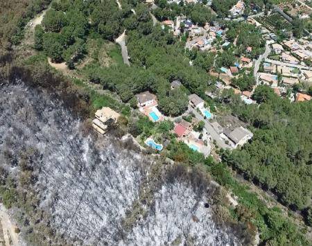 WUI fire in Carcaixent (Comunitat Valenciana, Spain)