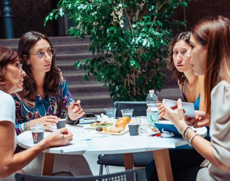 stakeholders engaged in conversation