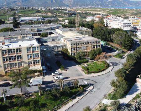 An eye-bird's view of an Automatic Composting Unit in Heraklion               Photograph by I. Daliakopoulos (HMU), 27 December 2022
