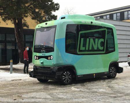 LINC self-driving shuttle