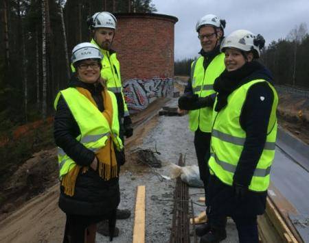 Designing and building the noise barrier!