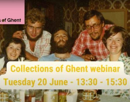 Cover of the Collection of Ghent webinar the 20th of June 2023 https://www.collectie.gent/kalender/collections-of-ghent-unfolds-webinar-english (photo credit: Collections of Ghent website)