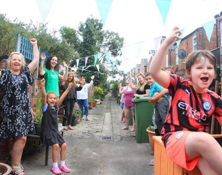 Ginnel garden. winning the competition