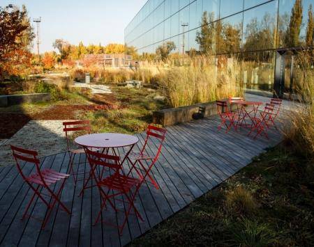 Green roof garden in Vítkovice district in Ostrava (Source: ZeS)