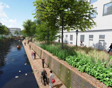 Future green quays in Breda